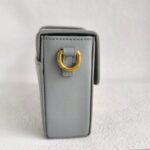 Dior Montaigne Bag Grey with Box Calf Leather and Gold Hardware #OORO-1 - Image 8