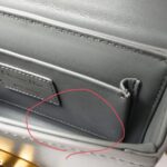 Dior Montaigne Bag Grey with Box Calf Leather and Gold Hardware #OORO-1 - Image 24