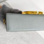 Dior Montaigne Bag Grey with Box Calf Leather and Gold Hardware #OORO-1 - Image 12