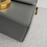 Dior Montaigne Bag Grey with Box Calf Leather and Gold Hardware #OORO-1 - Image 15