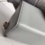 Dior Montaigne Bag Grey with Box Calf Leather and Gold Hardware #OORO-1 - Image 16