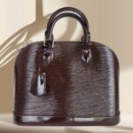 LV Alma PM M40453 Bag Prune with Electric Epi Leather and Gold Hardware #OORO-4