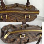 LV Trevi Bag Brown Damier Ebene Coated Canvas/Leather and Gold Hardware #ORUY-1 - Image 9