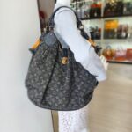 LV XL Bag Dark Grey/Black with Monogram Denim/Leather and Gold Hardware #ORLE-2 - Image 33