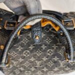 LV XL Bag Dark Grey/Black with Monogram Denim/Leather and Gold Hardware #ORLE-2 - Image 21