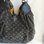 LV XL Bag Dark Grey/Black with Monogram Denim/Leather and Gold Hardware #ORLE-2 - Image 6