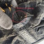 LV XL Bag Dark Grey/Black with Monogram Denim/Leather and Gold Hardware #ORLE-2 - Image 9