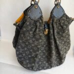 LV XL Bag Dark Grey/Black with Monogram Denim/Leather and Gold Hardware #ORLE-2 - Image 3
