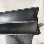 Off White Mini Jitney Crossbody/Waist Pouch/Clutch Black with Box Leather and Silver Hardware #ORUC-2 - Image 10