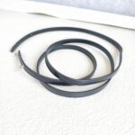 Off White Mini Jitney Crossbody/Waist Pouch/Clutch Black with Box Leather and Silver Hardware #ORUC-2 - Image 16