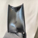 Off White Mini Jitney Crossbody/Waist Pouch/Clutch Black with Box Leather and Silver Hardware #ORUC-2 - Image 6