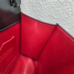 Off White Mini Jitney Crossbody/Waist Pouch/Clutch Black with Box Leather and Silver Hardware #ORUC-2 - Image 22