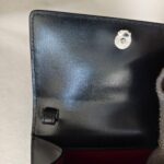 Off White Mini Jitney Crossbody/Waist Pouch/Clutch Black with Box Leather and Silver Hardware #ORUC-2 - Image 17