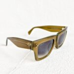 Celine Sunglasses Brownish Grey Acetate Frame with Silver Hardware #OOUE-82