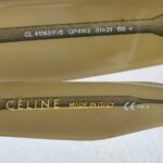 Celine Sunglasses Brownish Grey Acetate Frame with Silver Hardware #OOUE-82 - Image 9