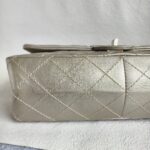 Chanel 2.55 Large Double Flap Light Gold with Aged Calfskin and Ruthenium Hardware #ORKS-12 - Image 13