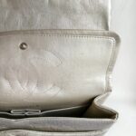 Chanel 2.55 Large Double Flap Light Gold with Aged Calfskin and Ruthenium Hardware #ORKS-12 - Image 28