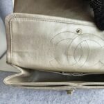 Chanel 2.55 Large Double Flap Light Gold with Aged Calfskin and Ruthenium Hardware #ORKS-12 - Image 27