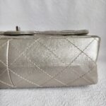 Chanel 2.55 Large Double Flap Light Gold with Aged Calfskin and Ruthenium Hardware #ORKS-12 - Image 14