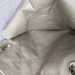 Chanel 2.55 Large Double Flap Light Gold with Aged Calfskin and Ruthenium Hardware #ORKS-12 - Image 24