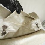 Chanel 2.55 Large Double Flap Light Gold with Aged Calfskin and Ruthenium Hardware #ORKS-12 - Image 23