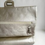 Chanel 2.55 Large Double Flap Light Gold with Aged Calfskin and Ruthenium Hardware #ORKS-12 - Image 22