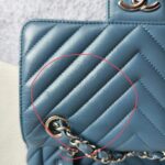 Chanel Backpack Blue with Lambskin and Silver Hardware #ORKS-11 - Image 7