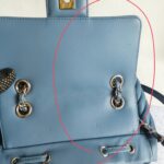 Chanel Backpack Blue with Lambskin and Silver Hardware #ORKS-11 - Image 17
