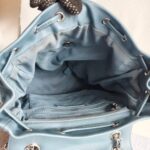 Chanel Backpack Blue with Lambskin and Silver Hardware #ORKS-11 - Image 33