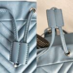 Chanel Backpack Blue with Lambskin and Silver Hardware #ORKS-11 - Image 15