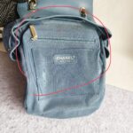 Chanel Backpack Blue with Lambskin and Silver Hardware #ORKS-11 - Image 32