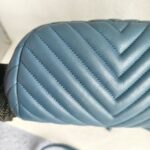 Chanel Backpack Blue with Lambskin and Silver Hardware #ORKS-11 - Image 19