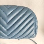 Chanel Backpack Blue with Lambskin and Silver Hardware #ORKS-11 - Image 20