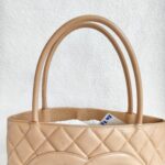 Chanel Medallion Bag Beige with Grained Calfskin and Gold Hardware #GUEOC-1 - Image 19