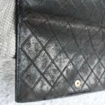 Chanel Vintage Wallet Black with Lambskin and Gold Hardware #GUETT-1 - Image 3