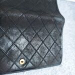 Chanel Vintage Wallet Black with Lambskin and Gold Hardware #GUETT-1 - Image 4