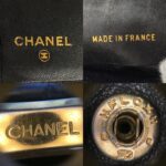 Chanel Vintage Wallet Black with Lambskin and Gold Hardware #GUETT-1 - Image 14