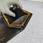 Chanel Vintage Wallet Black with Lambskin and Gold Hardware #GUETT-1 - Image 9