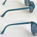Dior Sideral Sunglasses Greenish Blue Metal Frame with Silver Hardware#OOUE-88 - Image 3