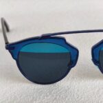 Dior So Real Sunglasses Blue/Black Metal Frame with Silver Hardware #OOUE-86 - Image 3