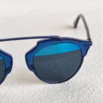 Dior So Real Sunglasses Blue/Black Metal Frame with Silver Hardware #OOUE-86 - Image 4