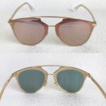 Dior Reflected Sunglasses Rose Gold Metal Frame with Gold Hardware #OOUE-84 - Image 2