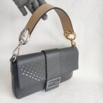 Fendi Bag Strap Beige with Smooth Calf Leather and Silver/Gold Hardware #ORSL-6 - Image 8