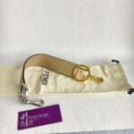 Fendi Bag Strap Beige with Smooth Calf Leather and Silver/Gold Hardware #ORSL-6 - Image 2