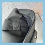 Fendi Baguette Crossbody/Belt Bag Grey with Calf Leather/Canvas and Silver Hardware #ORSL-2 - Image 22