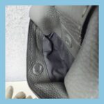 Fendi Baguette Crossbody/Belt Bag Grey with Calf Leather/Canvas and Silver Hardware #ORSL-2 - Image 21