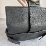 Fendi Baguette Crossbody/Belt Bag Grey with Calf Leather/Canvas and Silver Hardware #ORSL-2 - Image 10