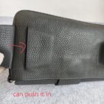 Fendi Baguette Crossbody/Belt Bag Grey with Calf Leather/Canvas and Silver Hardware #ORSL-2 - Image 7