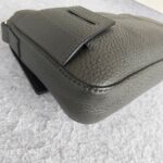 Fendi Baguette Crossbody/Belt Bag Grey with Calf Leather/Canvas and Silver Hardware #ORSL-2 - Image 15