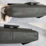 Fendi Baguette Crossbody/Belt Bag Grey with Calf Leather/Canvas and Silver Hardware #ORSL-2 - Image 12